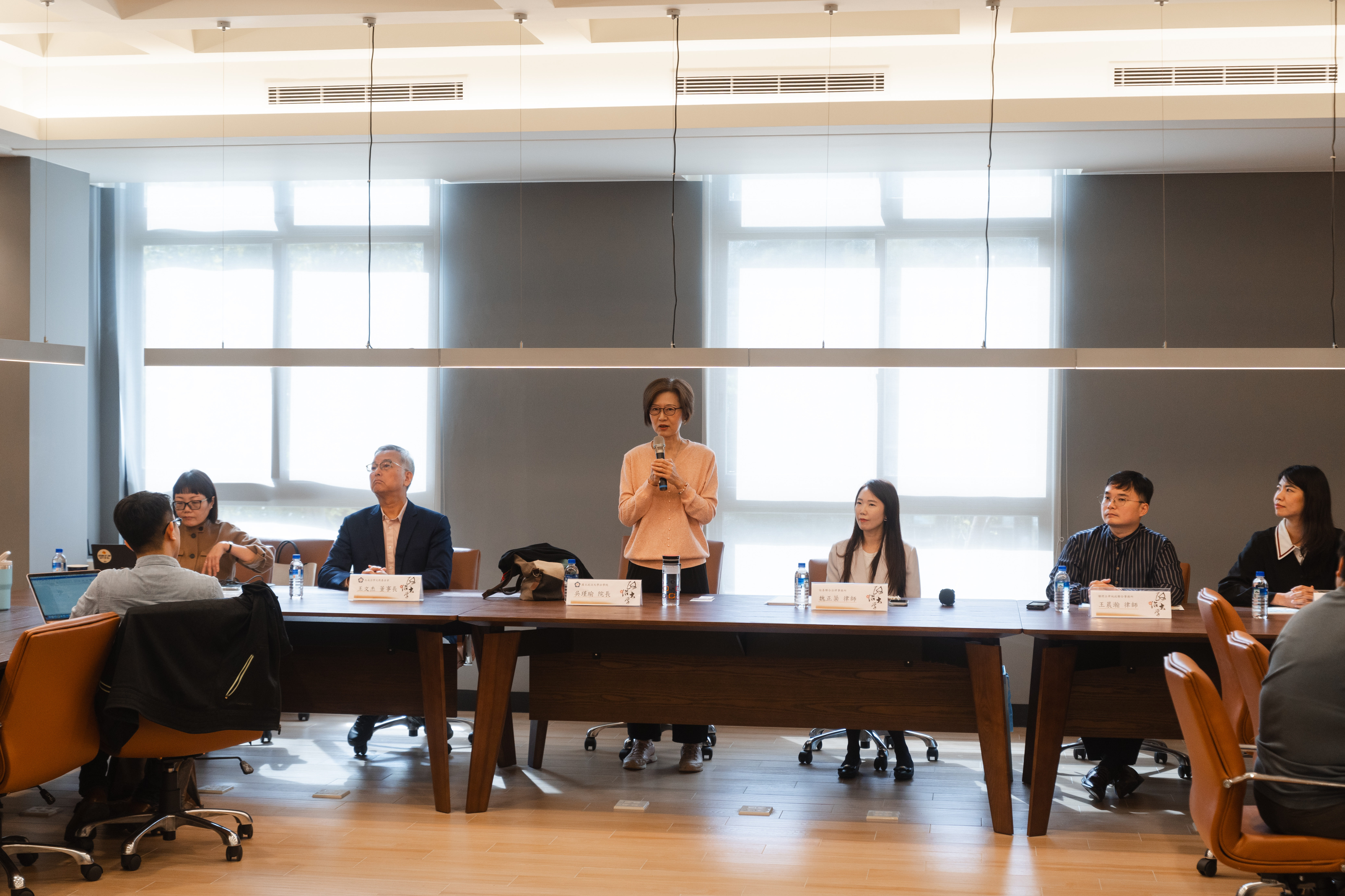 吳瑾瑜院長致詞。 吳瑾瑜院長致詞。