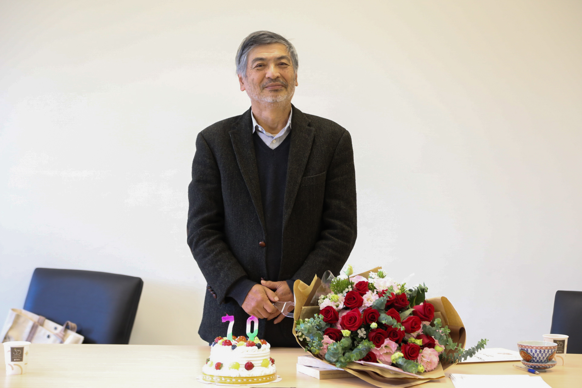 本次祝壽茶會主角郭明政前校長。