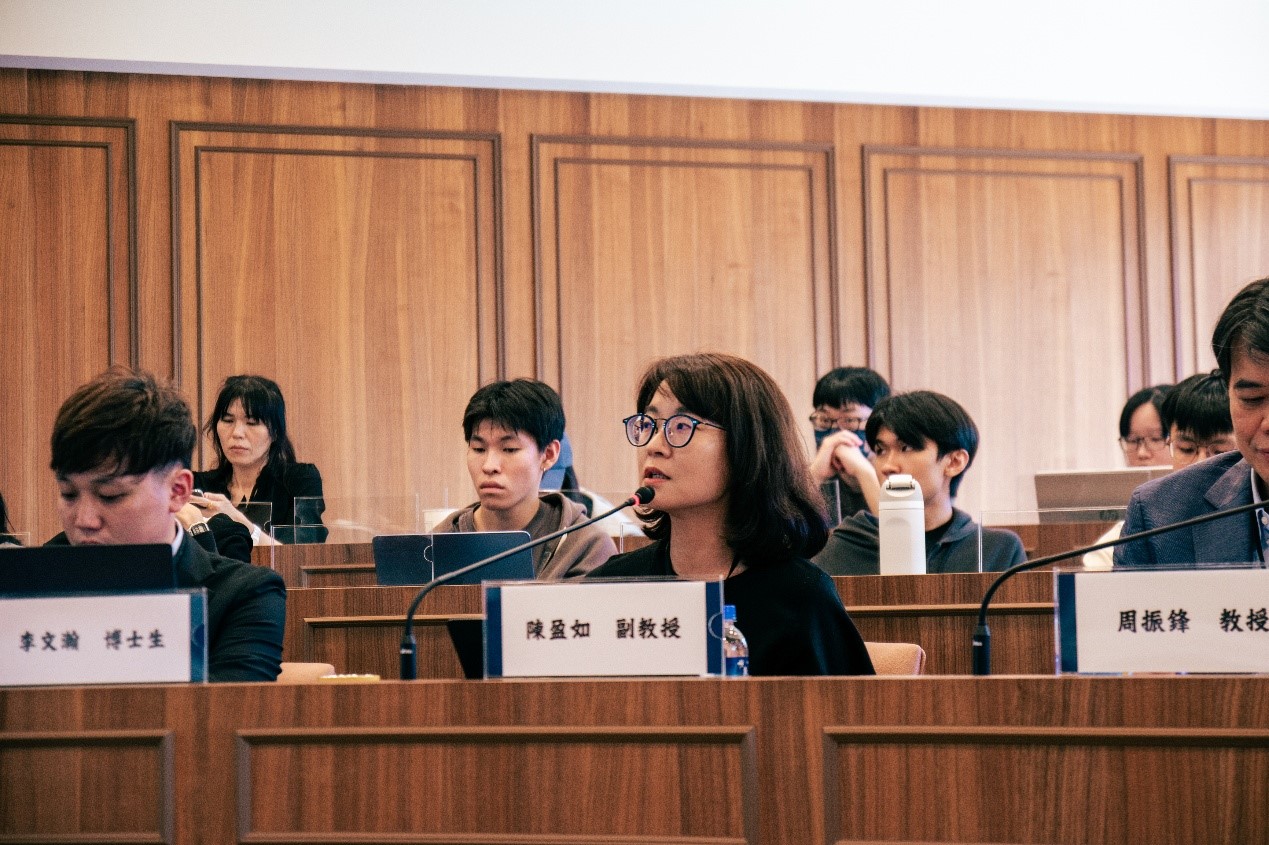 陳盈如副教授與談 陳盈如副教授與談